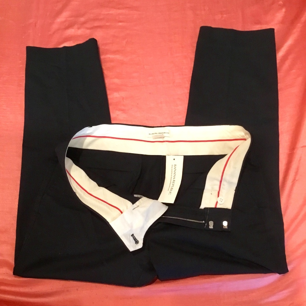 NWT Banana Republic Stretch Petite 6P True Navy